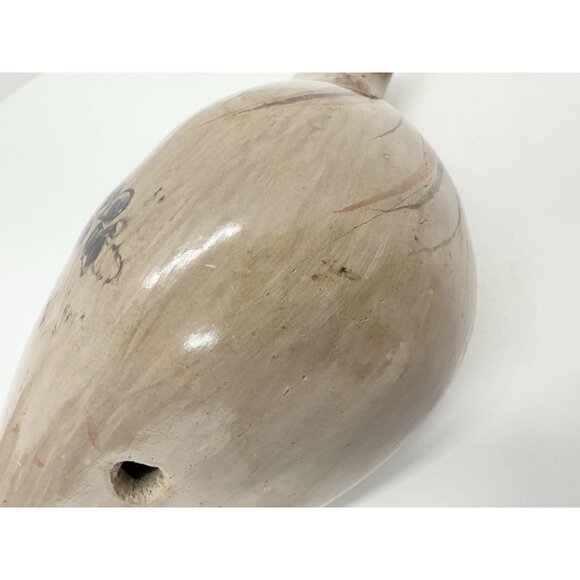 2 Vintage Tonala Bird Figurines Ceramic Hand Painted Mexican Folk Art Pottery - Picture 8 of 15